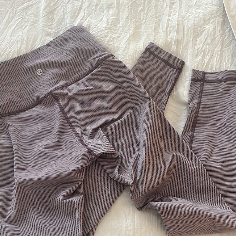 lululemon athletica Gray High-Waisted Leggings